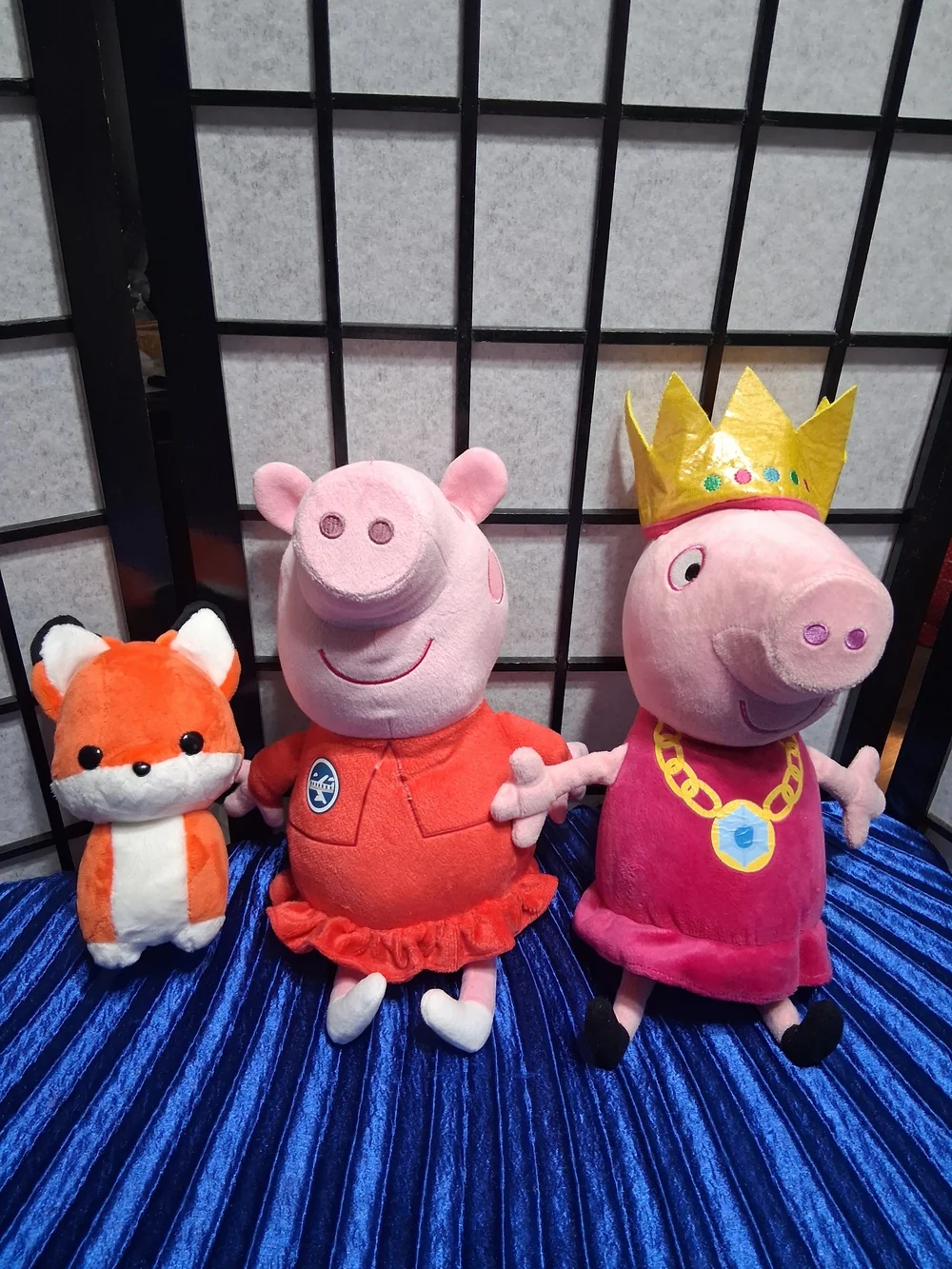 Peppa Pig Plush Toy - Pink Princess Peppa and Friends Set